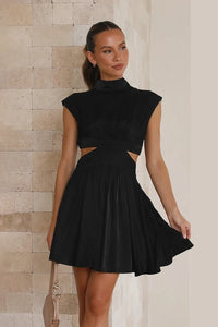 Beatrice Kurzes Kleid - Schwarz