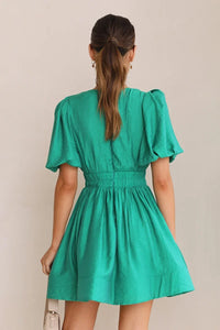 Erin Kurzes Kleid - Smaragd