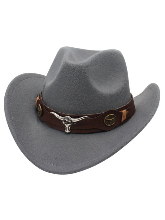 Western Stierkopf Deko Cowboy Cowgirl Hut im modernen Stil
