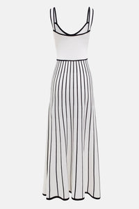 Pag Strick-Cami-Kleid in Midi-Länge