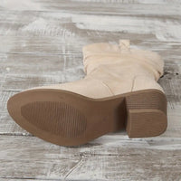 Vintage Western Cowboy Stiefeletten mit Quasten im modernen Stil