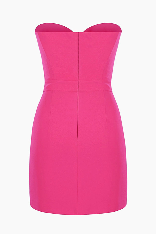 Mignon Mini-Tube-Kleid mit Cut-Out und Schleife im modernen Stil