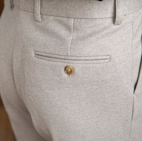 Hose aus Wollfilz mit geradem Schnitt