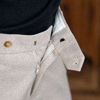 Hose aus Wollfilz mit geradem Schnitt