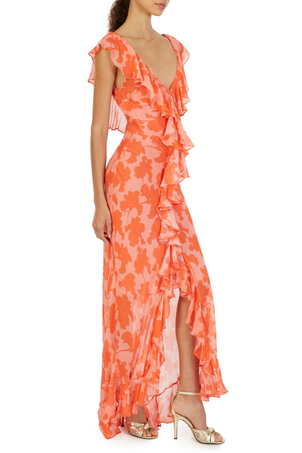 figurbetontes Kleid mit Schlitz und figurbetontem Schnitt