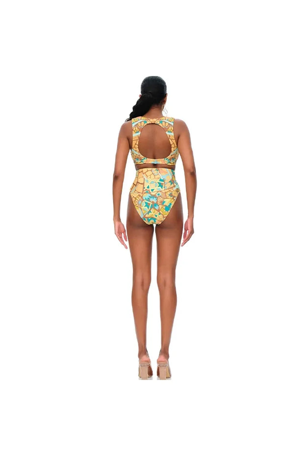 Boho Quasten Tribal Muster Bikini-Set
