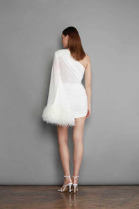 Herbst gerafftes figurbetontes Kleid