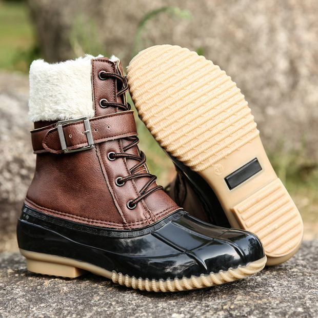 Wasserdichte Damenstiefel mit Warmfutter und rutschfester Sohle - Maeve