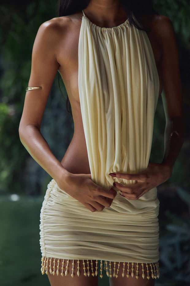 Lalapa Butter Mini Kleid im modernen Stil