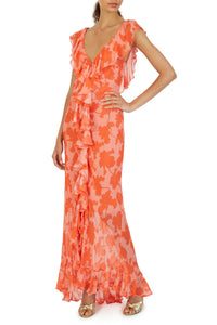 figurbetontes Kleid mit Schlitz und figurbetontem Schnitt