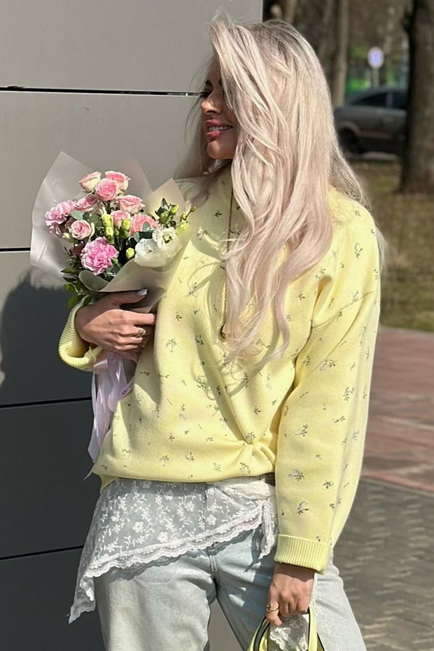 Lockerer Street-Style-Pullover im modernen Stil