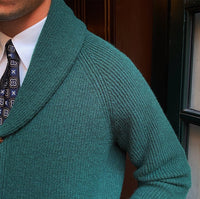Strickjacke mit Schalkragen