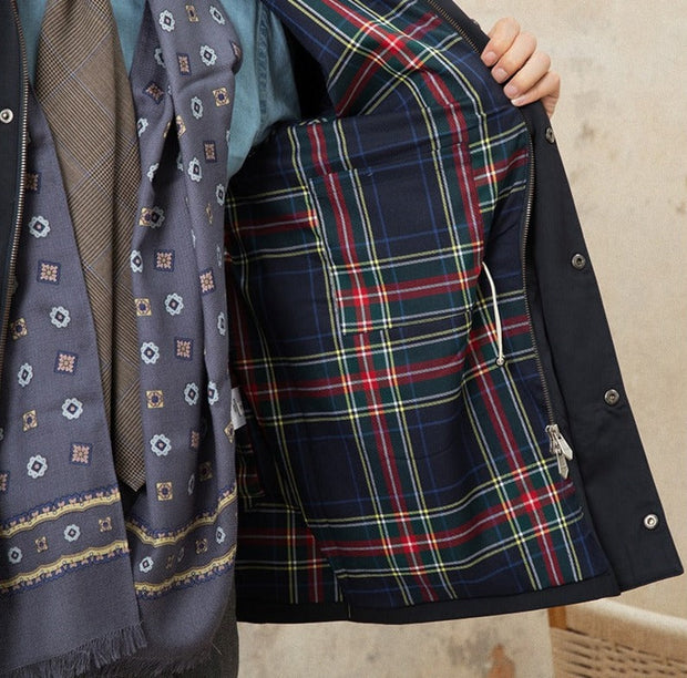 Jacke aus Baumwollmischung und Cord mit wasserfester Verarbeitung