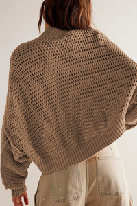 Lässige, tägliche Oberbekleidung mit einfarbigem Webmuster und Cardigan-Kragen (4 Farben) im modernen Stil