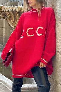 Klassischer CCCP Grafikpullover im modernen Stil