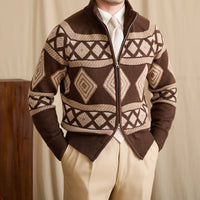Pullover aus Wollmischung mit Fair-Isle-Muster