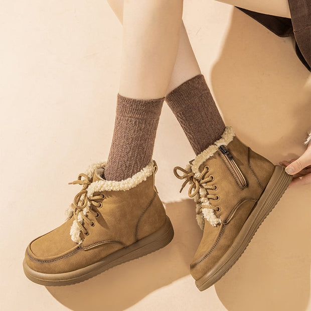Warme Damenstiefel mit Innenfutter - Kimberly