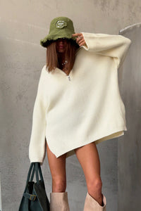 Frische Frühlingsblumen Pullover aus Strick
