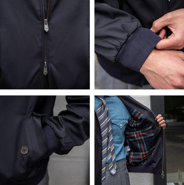 Harrington-Jacke im Vintage-Stil