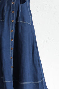 Danielle Kleid INDIGO DENIM im modernen Stil