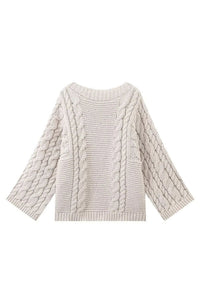 Pullover mit Glockenärmeln im modernen Stil
