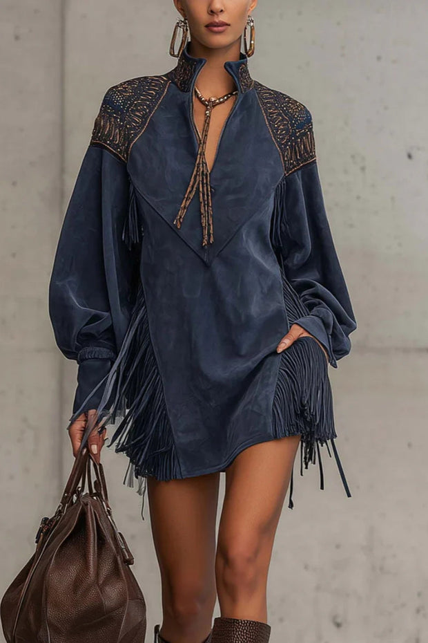 Garden Glow Mini-Kleid mit Spitzenbesatz im modernen Stil