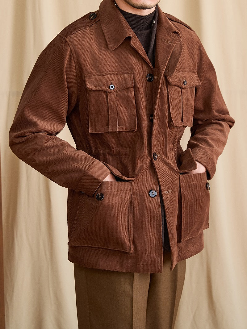 Jacke aus Baumwollcord
