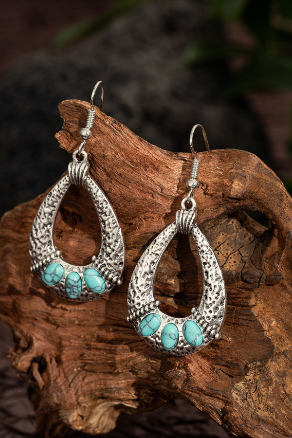 Boho Türkis Ohrringe