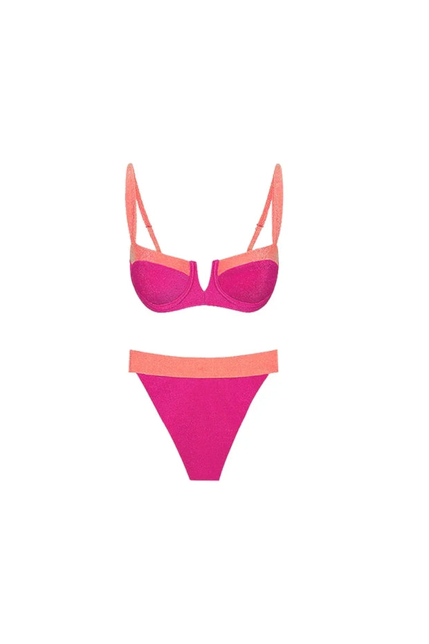 Fluoreszierendes Bikini-Set
