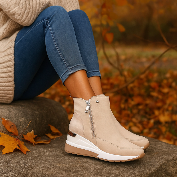 Sportliche Damenstiefelette mit leichter Sohle - Althea