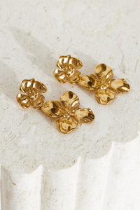 18k vergoldete From The Forest Ohrringe Gold im modernen Stil