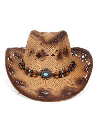 Western Vintage Denim Hohlhut im modernen Stil