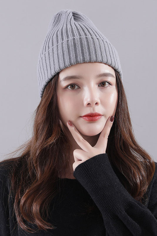 Herbst/Winter Beanie mit lockerem Sitz