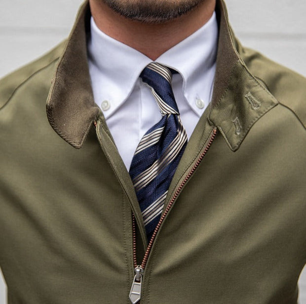 Harrington-Jacke im Vintage-Stil