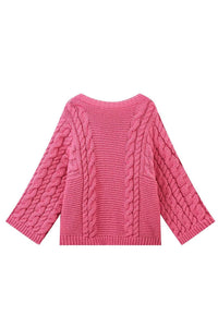 Pullover mit Glockenärmeln im modernen Stil