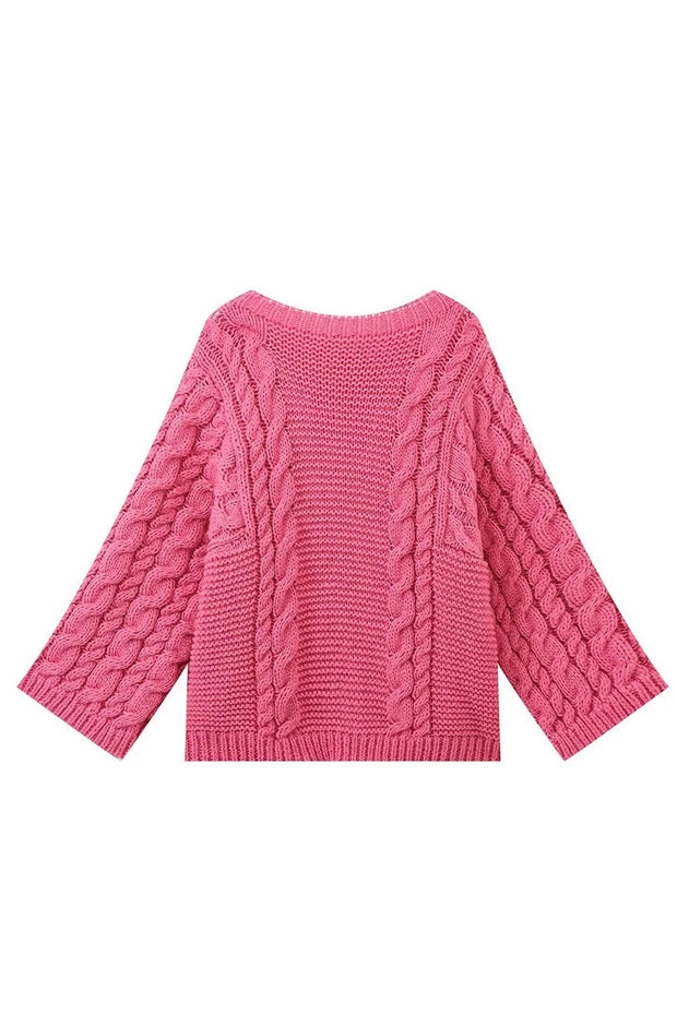 Pullover mit Glockenärmeln im modernen Stil