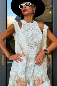 Kelly Spitzen-Langes Kleid
