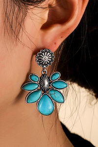 Boho Blumenhänger Ohrringe