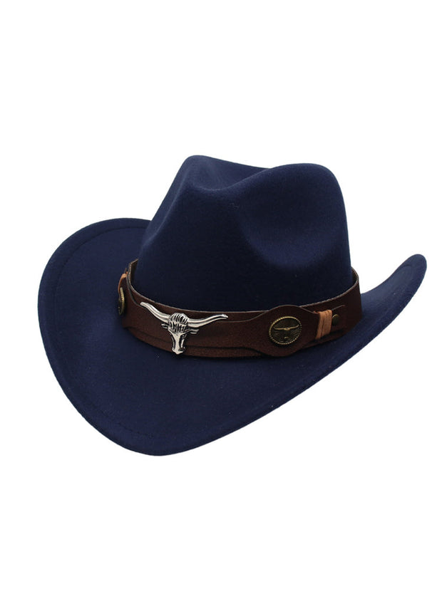 Western Stierkopf Deko Cowboy Cowgirl Hut im modernen Stil