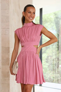 Beatrice Kurzes Kleid - Rosa