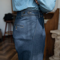 Hose aus Denim mit geradem Schnitt