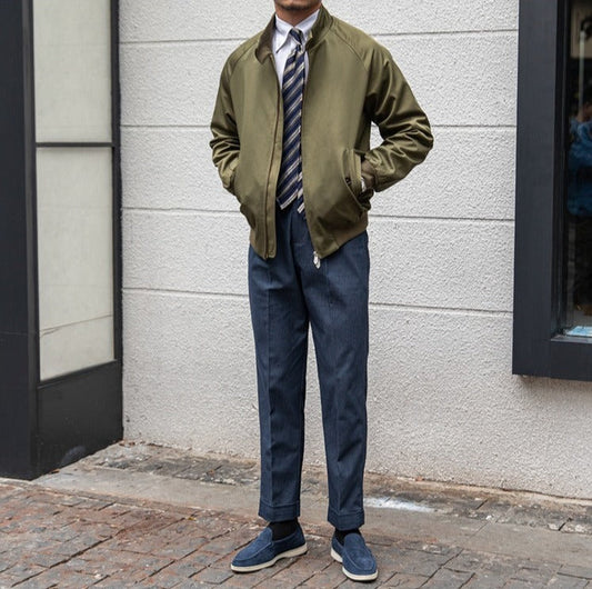 Harrington-Jacke im Vintage-Stil
