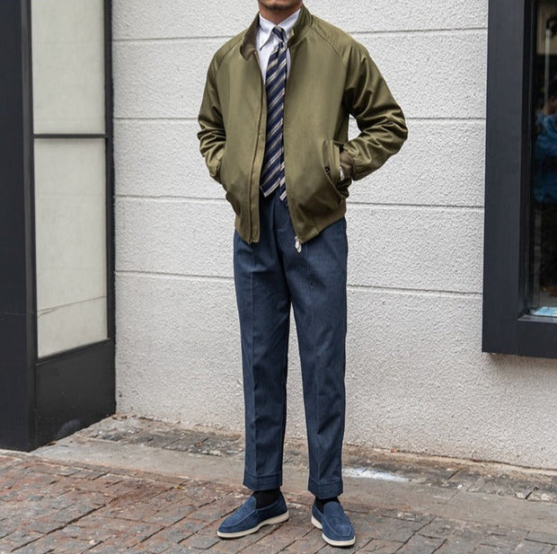 Harrington-Jacke im Vintage-Stil