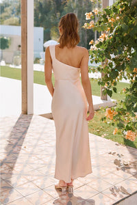 Greta Langes Kleid - Champagner