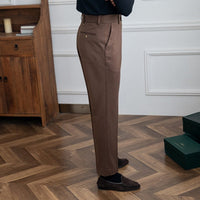 Hose aus Wollfilz mit geradem Schnitt