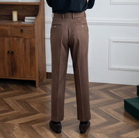 Hose aus Wollfilz mit geradem Schnitt