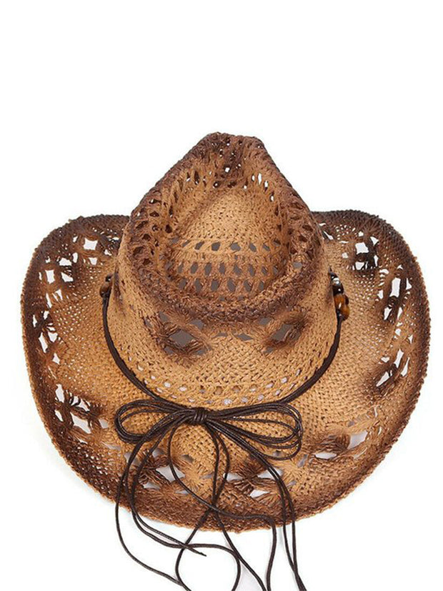 Western Vintage Denim Hohlhut im modernen Stil