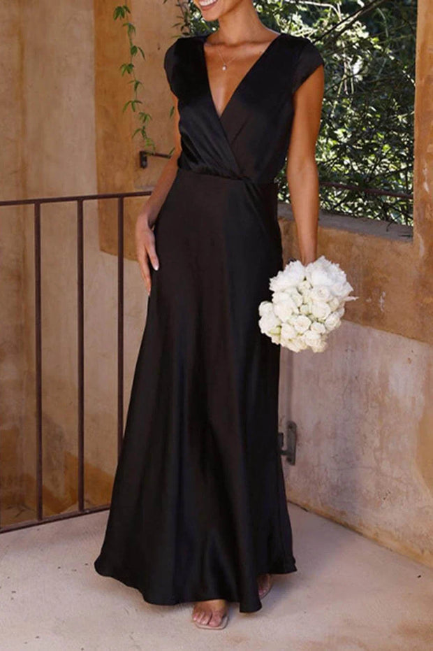 Selma Langes Kleid - Schwarz