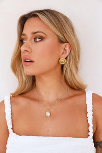 18k vergoldete einzigartige Perlenkette Gold im modernen Stil