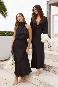 Esther Langes Kleid - Schwarz